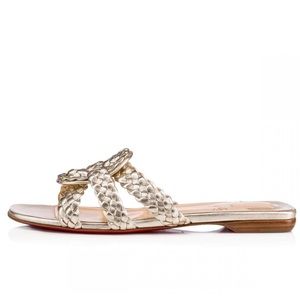Christian Louboutin Leather Mariella sandals RETAIL 695